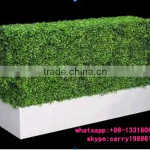 LXY072018 Christmas Decoration Plastic Artificial Boxwood Hedge With Pots thumbnail-1