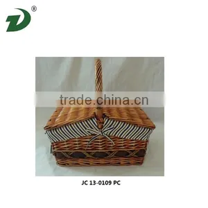 2015 Summer and Autumn Modern Kitchen White Folding Willow Basket thumbnail-1