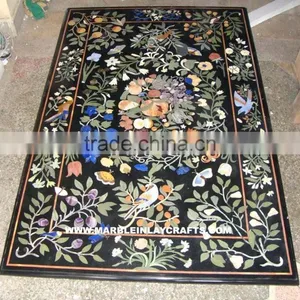 Artistic Marble Inlay Table Top thumbnail-1