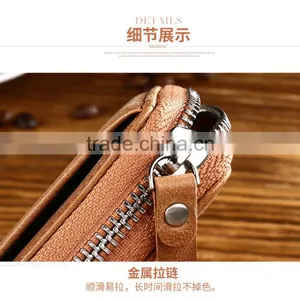 Men Pickup Bag Lady Pull Card Multi Organ Documents Metrosexual Zipper Card Bag thumbnail-5