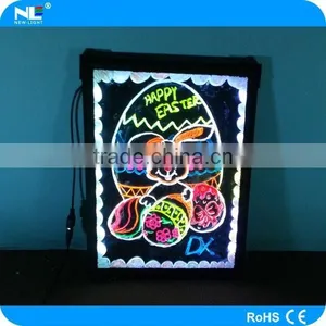 High-end Striking Color Change LED Glowing Message Display Board / Outdoor LED Magic Writing Board thumbnail-5