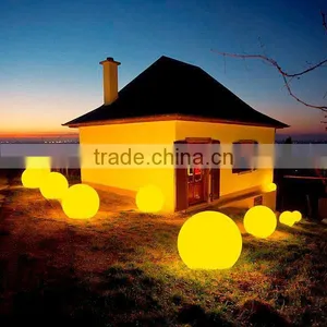 Newly-design Solar Powered Plastic Waterproof RGB LED Ball With 16 Colors Change Can Working Automatically at Night thumbnail-5