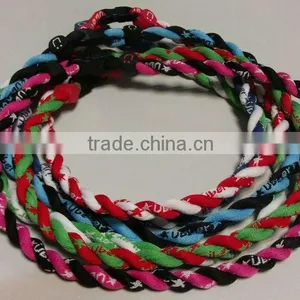 Sport Fashion Nylon Jewelry Weave Titanium Necklace Made in China thumbnail-1