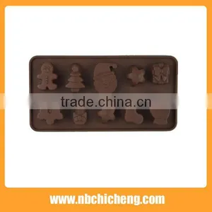 Silicone Chocolate Molds, Christmas Chocolate Model, Chocolate Christmas Mould thumbnail-1