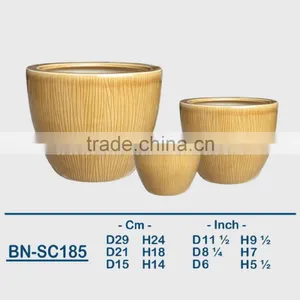 Vietnamese Ceramic Glazed Indoor Pot/ Indoor Planter BN-SC185 thumbnail-1