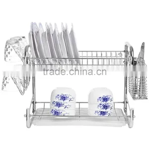 Supply Fashion Kitchen Stainless Steel Tableware Storage Rack thumbnail-1