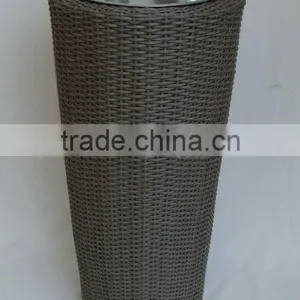 Round Hand Woven Plastic Outdoor Flowerpot thumbnail-1