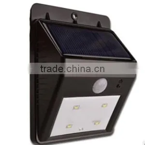 4 LED Solar Power Motion Sensor Garden Security Lamp Outdoor Waterproof Light thumbnail-1