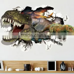 3D Real Dinosaur Drawing , Adhesive 3D Wall Paper , Wall Sticker thumbnail-6