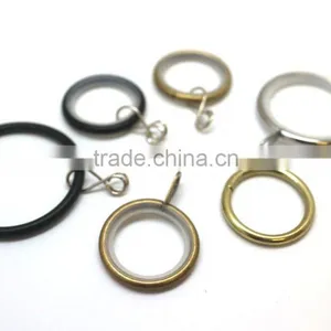 4 Colors - Silent Rod Ring ID25mm/OD32mm For Curtain Antique Brass Plated thumbnail-5