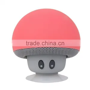 Mushroom Mini Wireless Portable Bluetooth 4.1 Speakers With Mic for Cell Phones Tablet Computer From ICTC Factory thumbnail-1
