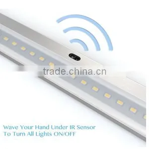3 Panels LED Under Cabinet Lighting, With IR Sensor! Hand Wave Activated - Bright, Strong and Stable - Easy to Install, Screw an thumbnail-3
