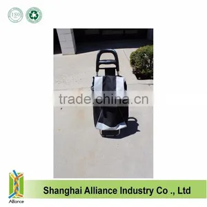 China Factory Foldable Vegetable Trolley Shopping Bag With Wheels thumbnail-6