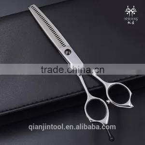 Black Screw Polishing Silver Professional Hair Thinning Scissors thumbnail-4