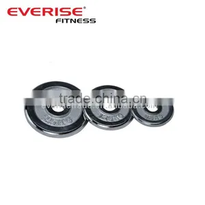 2.5kg/1.25kg/0.5kgchrome Cast Iron Bumper Plates thumbnail-1