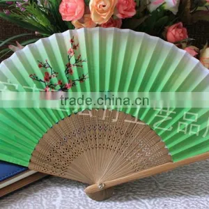 Japanese Bamboo Cloth Fan Wholesale thumbnail-5