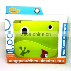 Cheap Silicone Baby Bib With Pocket OEM/ODM Manufacturer Supply thumbnail-1