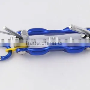 2014 New Stock Pocket Mini Multi Aluminium Oxide Promotion Bike Keychain Tools 604-6A thumbnail-1