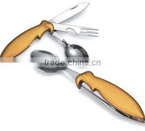 Detachable Picnic Knife, Aluminium Handle,camping Sets thumbnail-1