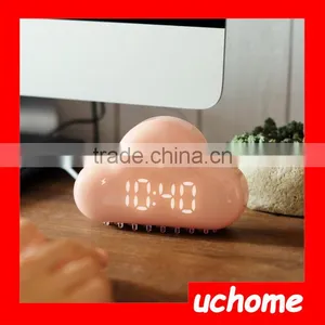 UCHOME Cloud Shape Alarm Clock/Colour Changing Light Nature Sound Alarm Clock,Table Alarm Clock,Digital Clock thumbnail-5