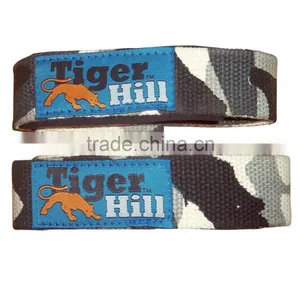 BAR STRAP Custom 21.5 Inches Length WRIST WEIGHT LIFTING PULLING POWER FITNESS PADDED COTTON HAND STRAP thumbnail-4