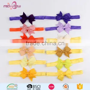 Good Quality Fancy Flower Elastic Baby Hair Headband for Infants and Toddlers thumbnail-3