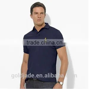 100%cotton Embroidered Short Sleeves Polo t Shirt for Men Polo Shirts Customized Logo thumbnail-6