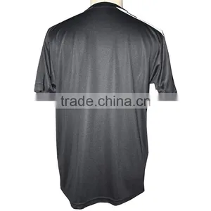 100%polyester Comfortable Black White Stripe Jersey thumbnail-3