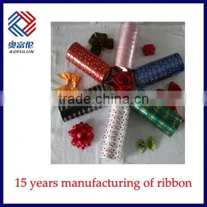 Hot Sale Printed Logo Satin Ribbon for Gift thumbnail-1