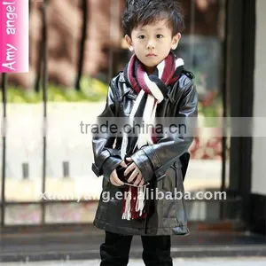 High Quality Kids Woolen Garments Children Fur Coat Boys Jackets thumbnail-1