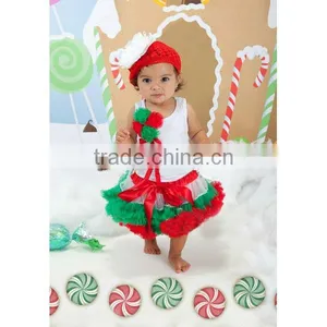 Childrens Christmas Clothing Girls Photos With Mini Skirt thumbnail-1