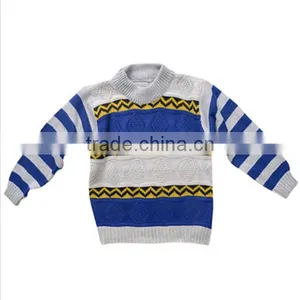 Baby Clothes Children Kids Colorful Striped Boys Sweater thumbnail-1