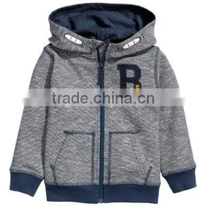 2017 China Manufacturer Kids Fashion Zipper Hoodie Jacket for Boys Children thumbnail-1