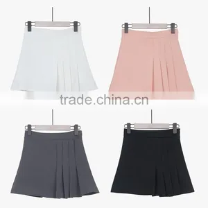 Oem Fashion A-line Chiffon Dress,custom Made Latest Women Short Pleated Skirts thumbnail-2