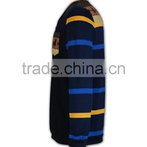 ISO9001/BSCI Manufature Casual Striped Colorful Cardigan Sweater thumbnail-3