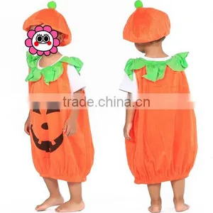 Organic Cotton Baby Rompers Wholesale Baby Clothes Halloween Pumpkin Appilque Outfit Baby Girl and Boys Clothes Latest Design thumbnail-1