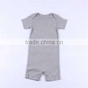 Hot Sale Short Sleeve 100% Cotton Baby Jumpsuit thumbnail-2