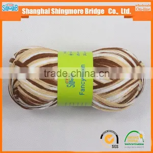 Knitting Yarns China Factory Direct Wholesale Oeko Tex Certified 100% Acrylic Knitting Tape Yarn With High Quality but Low Price thumbnail-3