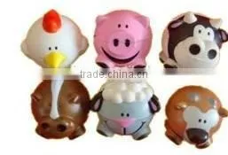 Various Pet Soft PU Ball Cartoon Foam Anti Stress Ball thumbnail-1