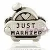 European Style Beads For Love With Thick Silver Plating Beads thumbnail-1