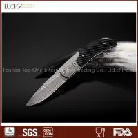 Buffalo Horn Sport Knife Damascus Kukri Knife thumbnail-1