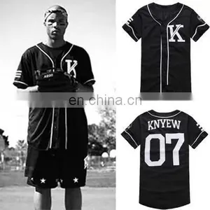 2017 Oem Custom Wholesale Baseball Jersey for Men, Men Wholesale Latterman Baseball Jersey thumbnail-1