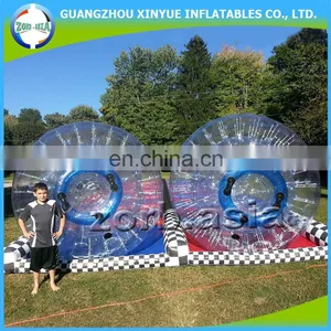 Fashionable Outdoor Sport Inflatable Zorb Ball Race Track, Cheap go Kart Racing Track for Sale thumbnail-3