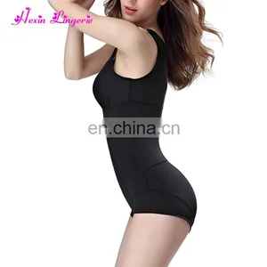 Black Wide Shoulder Straps Shapewear Bodysuit thumbnail-5
