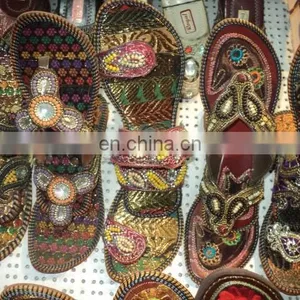 BEADED WORK NEW EMBRODIERY MIX MODELS SHOES PACK OF 50 PAIRS thumbnail-5