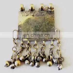 Homemade Afghan Fashion Vintage Necklace - Wholesale Afghani Tribal Pendant thumbnail-4