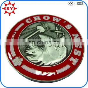 Hot Sale Souvenir Gift Peacock Hard Enamel Gold Coin thumbnail-2
