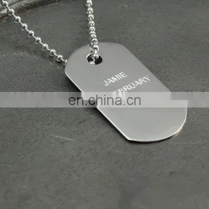 Cut Out Sliver Metal Custom Shape Printable Dog Tag thumbnail-1
