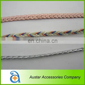 Wholesale Braided Leather Strap Use for Shoe thumbnail-1