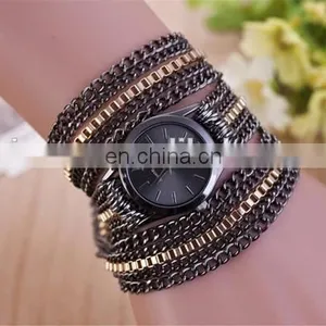 Newest Style Chain Bracelet Watch Gold Watch thumbnail-3